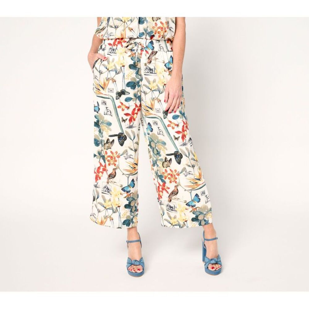 nicole by Nicole Miller Women's Petite Pants PM Charmeuse Multi-colored